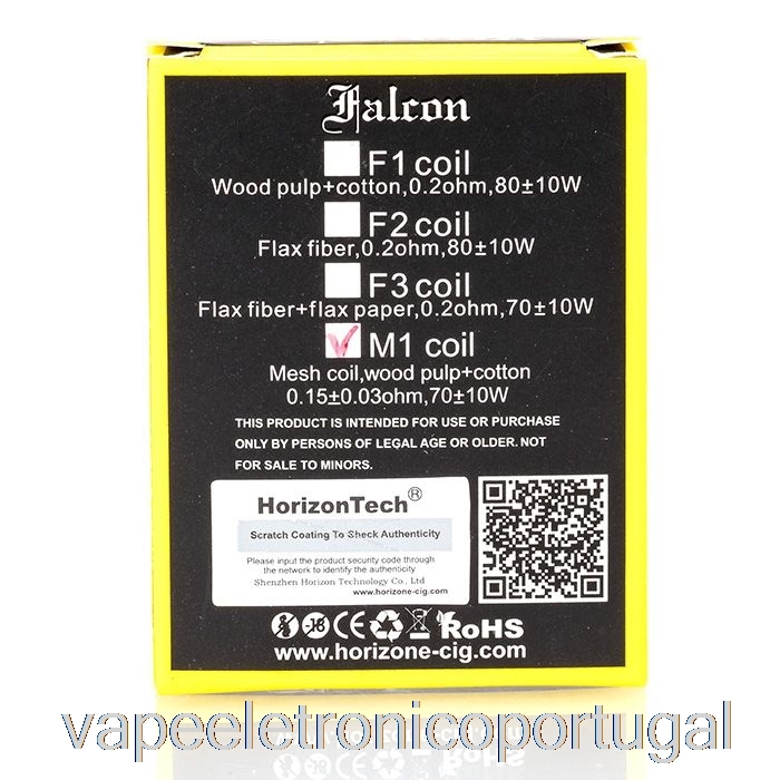 Vape Eletronico Horizonte Falcon Bobinas De Substituição Bobinas De Malha 0,15ohm M1